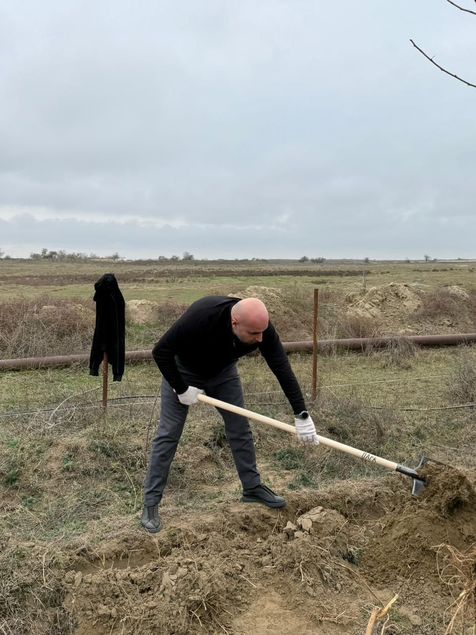 Сотрудники Минприроды РД провели масштабный субботник по озеленению территории в Ногайском районе